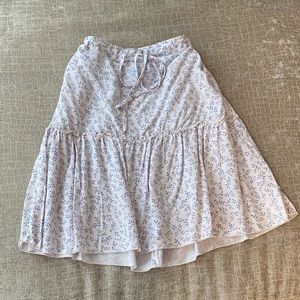 Brandy Melville Floral Skirt